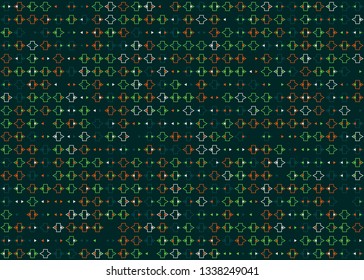 Beautiful seamless geometric pattern design illustration. Geometrical background, stylish shape, decoration texture