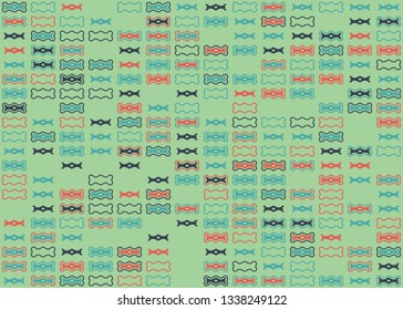 Beautiful seamless geometric pattern design illustration. Geometrical background, stylish shape, decoration texture