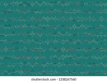 Beautiful seamless geometric pattern design illustration. Geometrical background, stylish shape, decoration texture