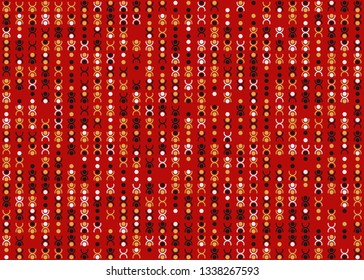 Beautiful seamless geometric pattern design illustration. Geometrical background, stylish shape, decoration texture