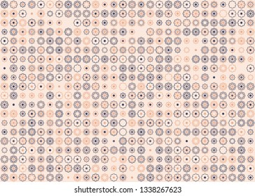 Beautiful seamless geometric pattern design illustration. Geometrical background, stylish shape, decoration texture