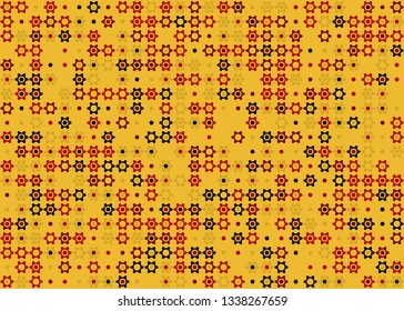 Beautiful seamless geometric pattern design illustration. Geometrical background, stylish shape, decoration texture