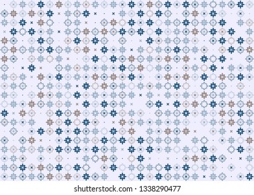 Beautiful seamless geometric pattern design illustration. Geometrical background, stylish shape, decoration texture