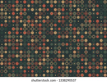 Beautiful seamless geometric pattern design illustration. Geometrical background, stylish shape, decoration texture