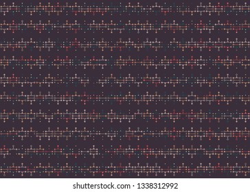 Beautiful seamless geometric pattern design illustration. Geometrical background, stylish shape, decoration texture
