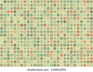 Beautiful seamless geometric pattern design illustration. Geometrical background, stylish shape, decoration texture
