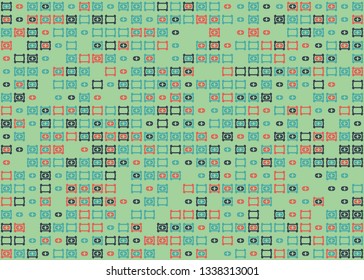 Beautiful seamless geometric pattern design illustration. Geometrical background, stylish shape, decoration texture
