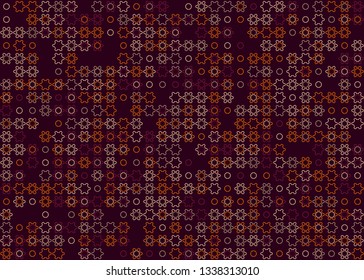 Beautiful seamless geometric pattern design illustration. Geometrical background, stylish shape, decoration texture
