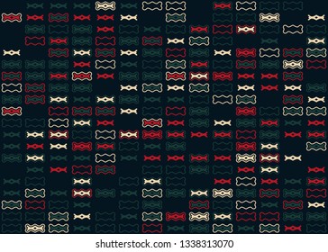 Beautiful seamless geometric pattern design illustration. Geometrical background, stylish shape, decoration texture
