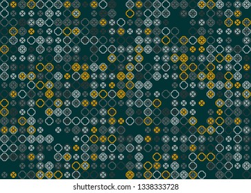 Beautiful seamless geometric pattern design illustration. Geometrical background, stylish shape, decoration texture