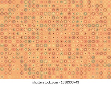 Beautiful seamless geometric pattern design illustration. Geometrical background, stylish shape, decoration texture