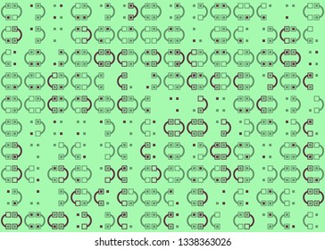Beautiful seamless geometric pattern design illustration. Geometrical background, stylish shape, decoration texture