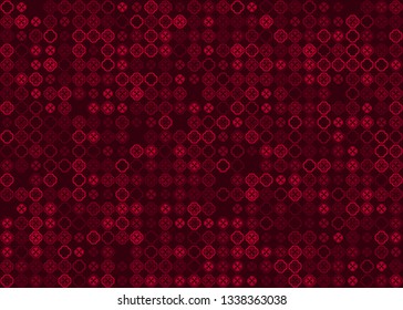 Beautiful seamless geometric pattern design illustration. Geometrical background, stylish shape, decoration texture