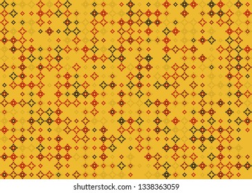 Beautiful seamless geometric pattern design illustration. Geometrical background, stylish shape, decoration texture