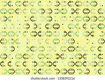 Beautiful seamless geometric pattern design illustration. Geometrical background, stylish shape, decoration texture