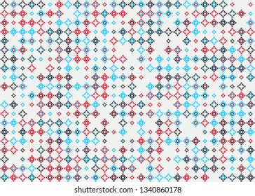 Beautiful seamless geometric pattern design illustration. Geometrical background, stylish shape, decoration texture