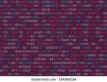 Beautiful seamless geometric pattern design illustration. Geometrical background, stylish shape, decoration texture