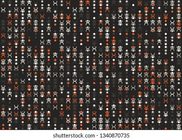 Beautiful seamless geometric pattern design illustration. Geometrical background, stylish shape, decoration texture