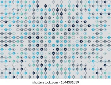 Beautiful seamless geometric pattern design illustration. Geometrical background, stylish shape, decoration texture