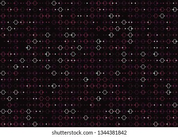 Beautiful seamless geometric pattern design illustration. Geometrical background, stylish shape, decoration texture