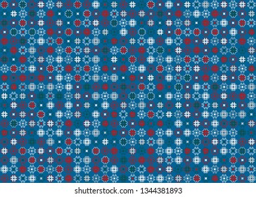 Beautiful seamless geometric pattern design illustration. Geometrical background, stylish shape, decoration texture
