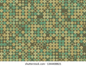 Beautiful seamless geometric pattern design illustration. Geometrical background, stylish shape, decoration texture