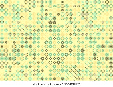 Beautiful seamless geometric pattern design illustration. Geometrical background, stylish shape, decoration texture