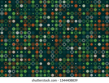 Beautiful seamless geometric pattern design illustration. Geometrical background, stylish shape, decoration texture