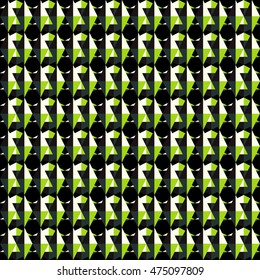 beautiful seamless geometric pattern on a black background