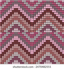 Beautiful seamless gradient knitting pattern. Concept background for your sweater.