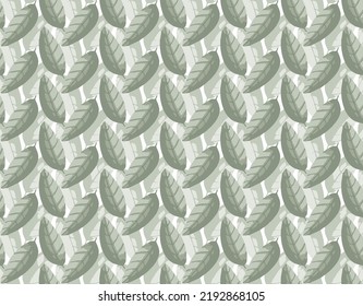 Hermoso diseño de patrón de hojas verdes sin costura para textiles. Deja patrón sin costura. Patrón de hojas verdes para boda, aniversario, cumpleaños y fiesta. Diseño De Impresión Abstracta Floral Moderna.