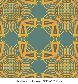 Beautiful seamless green and yellow color seamless textured abstract background