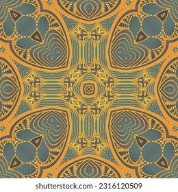 Beautiful seamless green and yellow color seamless textured abstract background