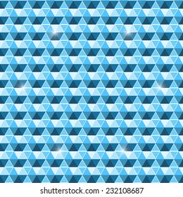 Beautiful seamless hexagon pattern background, stock vector 