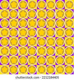 Beautiful seamless image of stars arranged in a circle.