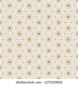 Beautiful Seamless japanese pattern kumiko for shoji screen, great design for any purposes. Japanese pattern background vector. Japanese traditional wall, shoji.Fine lines.