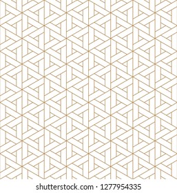 Beautiful Seamless japanese pattern kumiko for shoji screen, great design for any purposes. Japanese pattern background vector. Japanese traditional wall, shoji.Fine lines.