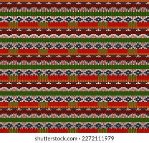 beautiful seamless knitted pattern with geometric