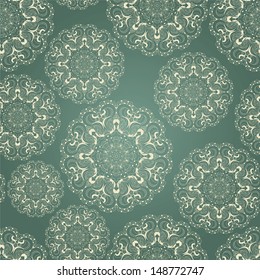 Beautiful seamless lace background vector eps 8