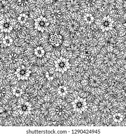 Beautiful Seamless leaf background pattern. Vector illustration