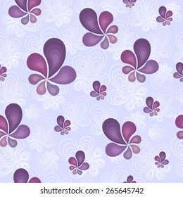 Beautiful seamless leaf pattern. Vector illustration. Eps10.