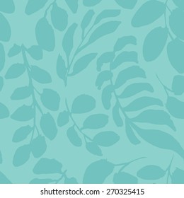 Beautiful seamless leaf pattern. Vector illustration