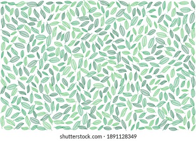 Beautiful seamless leafs pattern design