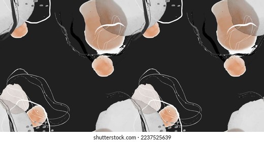 
Beautiful seamless pattern, in abstract and elegant style. Design for accessories Hijab, kerchief, bandana, fabric, fashion, shawl, and wallpaper