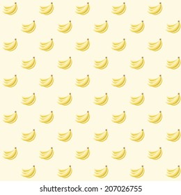 Beautiful seamless pattern with bananas