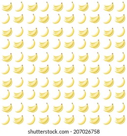 Beautiful seamless pattern with bananas