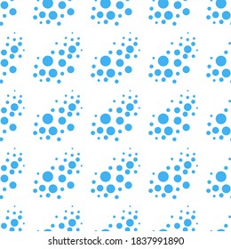 
Beautiful seamless pattern with blue splashes on a white background. Sea surf in flat style.
Stock vector illustration for decor and design, textiles,
wallpaper, wrapping paper