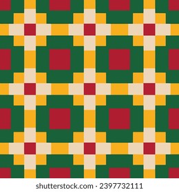 Beautiful seamless pattern in Christmas tones.