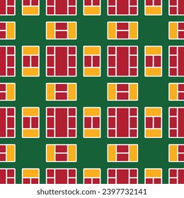 Beautiful seamless pattern in Christmas tones.