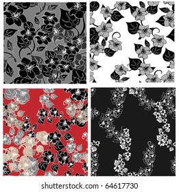 Beautiful seamless pattern with colors in east style, it is possible to fill any any contour
